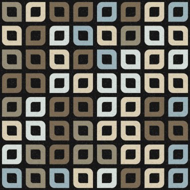 Soyut Geometrik Desen üretken hesaplama sanatı çizimi