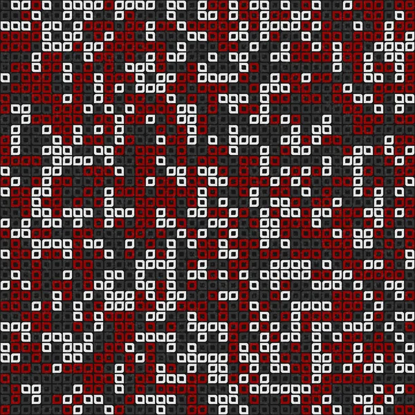 Resumen Del Patrón Geométrico Ilustración Arte Computacional Generativo — Vector de stock