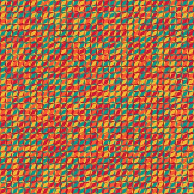 Soyut geometrik desen, renkli vektör çizimi