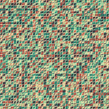 Soyut geometrik desen, renkli vektör çizimi