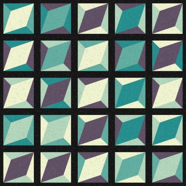 Soyut geometrik desen, renkli vektör çizimi