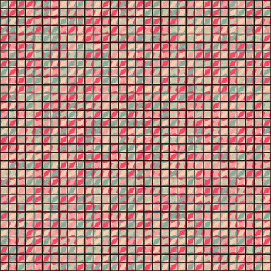 Soyut geometrik desen, renkli vektör çizimi