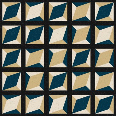 Soyut geometrik desen, renkli vektör çizimi