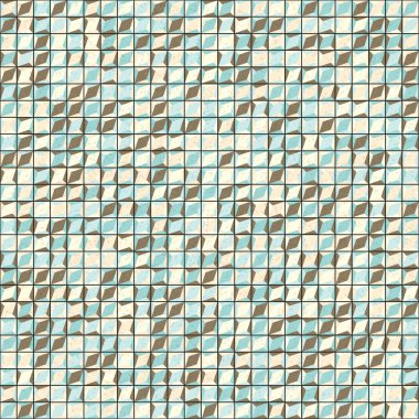 Soyut geometrik desen, renkli vektör çizimi