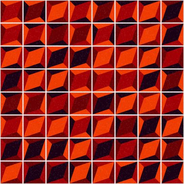 Soyut geometrik desen, renkli vektör çizimi