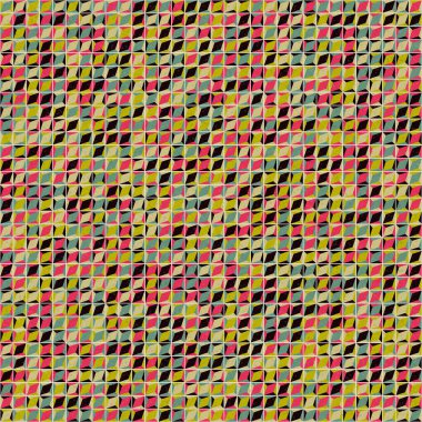 Soyut geometrik desen, renkli vektör çizimi