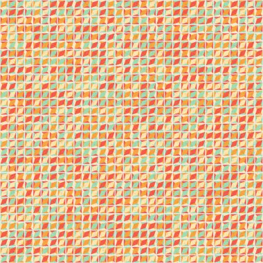 Soyut geometrik desen, renkli vektör çizimi