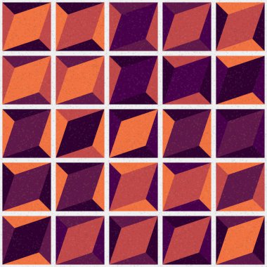 Soyut geometrik desen, renkli vektör çizimi