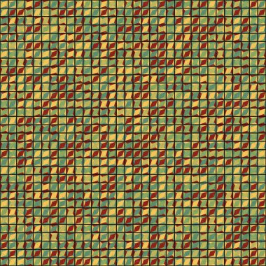 Soyut geometrik desen, renkli vektör çizimi