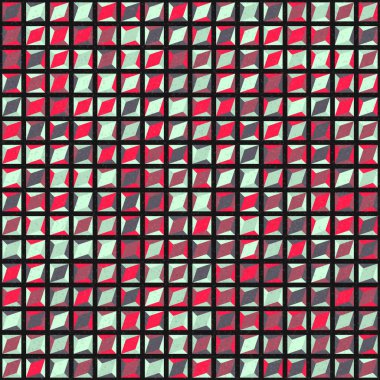 soyut geometrik model vektör çizimi