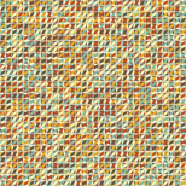 Abstracto Color Geométrico Patrón Mosaico Generativo Ilustración Arte Computacional Imitación — Vector de stock