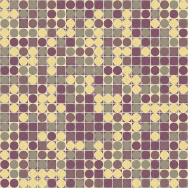 Soyut Geometrik Desen üretken hesaplama sanatı çizimi