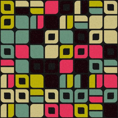 Soyut Geometrik Desen üretken hesaplama sanatı çizimi