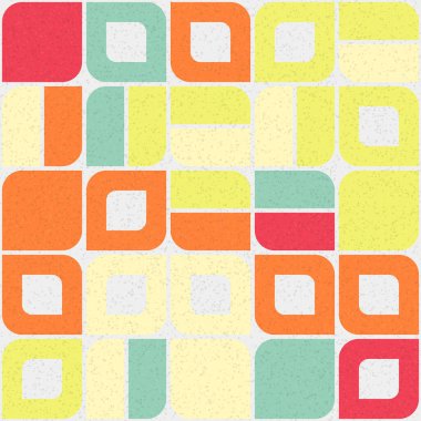 Soyut Geometrik Desen üretken hesaplama sanatı çizimi