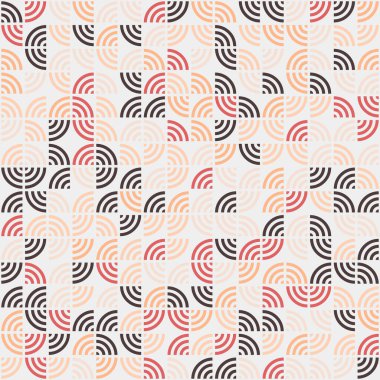 Soyut Geometrik Desen üretken hesaplama sanatı çizimi