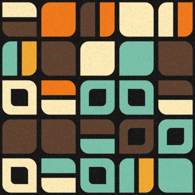 Soyut Geometrik Desen üretken hesaplama sanatı çizimi