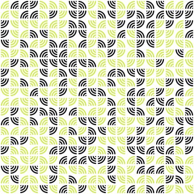 Soyut Geometrik Desen üretken hesaplama sanatı çizimi