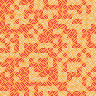 Soyut Geometrik Desen üretken hesaplama sanatı çizimi