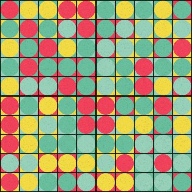 Soyut Geometrik Desen üretken hesaplama sanatı çizimi