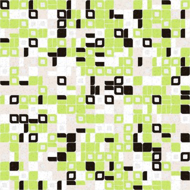 Soyut Geometrik Desen üretken hesaplama sanatı çizimi