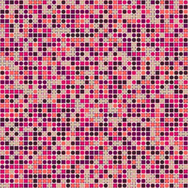 Soyut Geometrik Desen üretken hesaplama sanatı çizimi