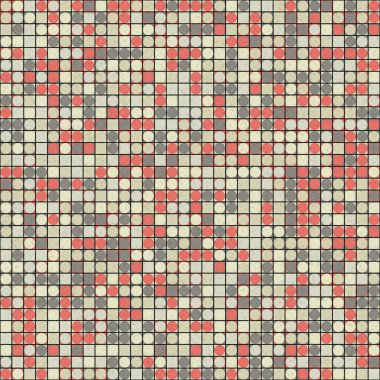 Soyut Geometrik Desen üretken hesaplama sanatı çizimi