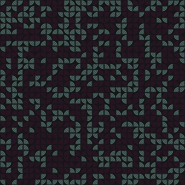 Soyut renk geometrik mozaik desen, üretken hesaplama sanatı illüstrasyonu, fayans rengi parçalarının taklidi