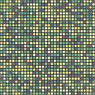 Soyut Geometrik Desen üretken hesaplama sanatı çizimi
