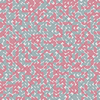 Soyut Geometrik Desen üretken hesaplama sanatı çizimi