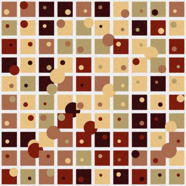 Soyut Geometrik Desen üretken hesaplama sanatı çizimi