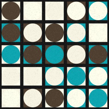 Soyut Geometrik Desen üretken hesaplama sanatı çizimi