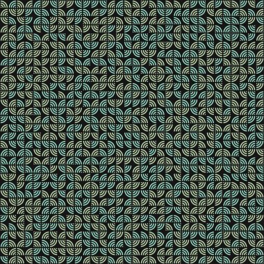 Soyut Geometrik Desen üretken hesaplama sanatı çizimi