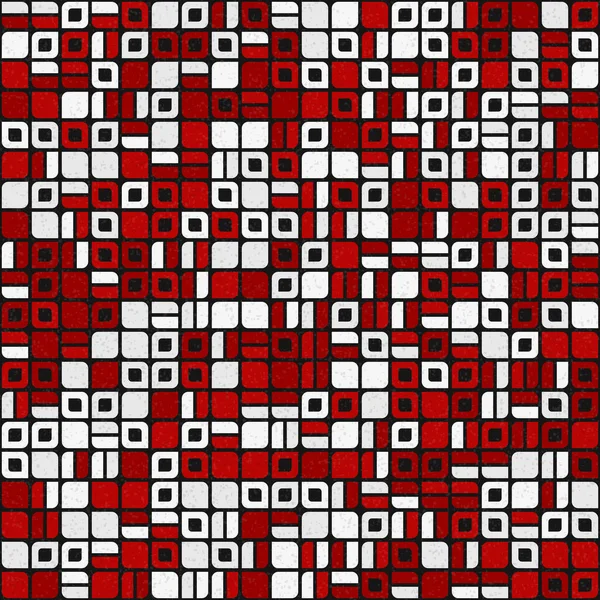 Abstrakt Färg Geometriska Mosaik Mönster Generativ Beräknande Konst Illustration Imitation — Stock vektor