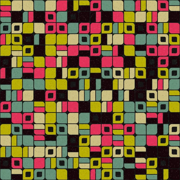 Abstrakte Geometrische Muster Generative Computergestützte Kunstillustration — Stockvektor