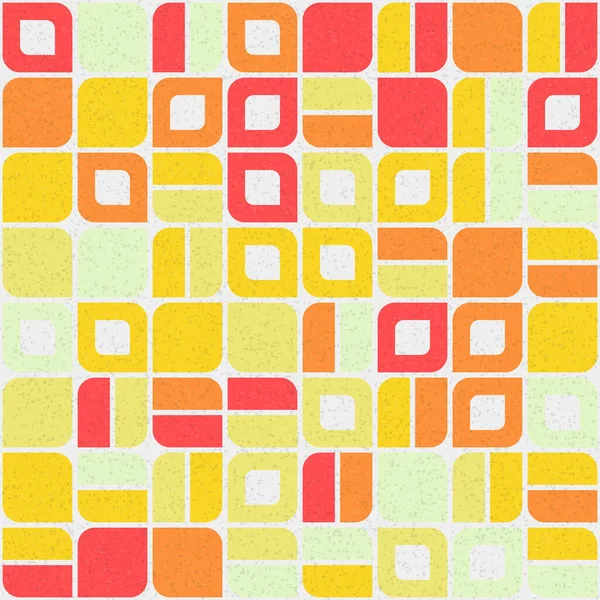 Abstraktes Farbiges Geometrisches Mosaikmuster Generative Computergestützte Kunstdarstellung Nachahmung Von Fliesenfarbstücken — Stockvektor
