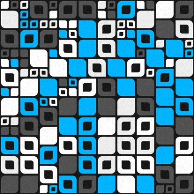 Soyut Geometrik Desen üretken hesaplama sanatı çizimi