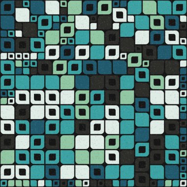 Soyut Geometrik Desen üretken hesaplama sanatı çizimi