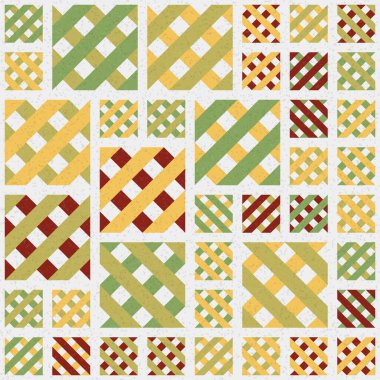 Soyut Geometrik Desen üretken hesaplama sanatı çizimi