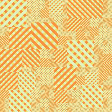 Soyut Geometrik Desen üretken hesaplama sanatı çizimi