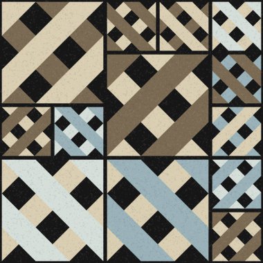 Soyut Geometrik Desen üretken hesaplama sanatı çizimi