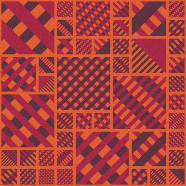 Soyut Geometrik Desen üretken hesaplama sanatı çizimi