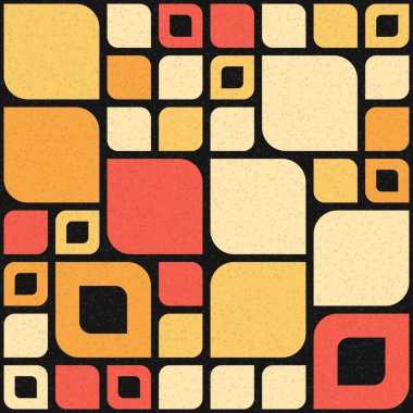 Soyut Geometrik Desen üretken hesaplama sanatı çizimi