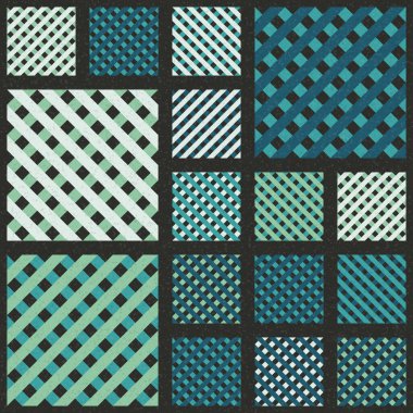 Soyut Geometrik Desen üretken hesaplama sanatı çizimi