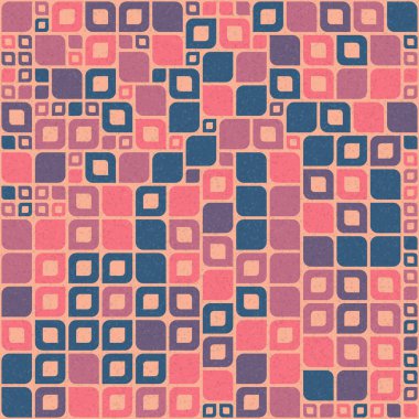 Soyut Geometrik Desen üretken hesaplama sanatı çizimi