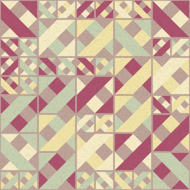 Soyut Geometrik Desen üretken hesaplama sanatı çizimi