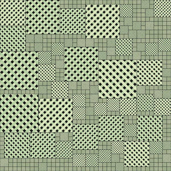 Resumo Ilustração Arte Computacional Gerativa Padrão Geométrico —  Vetores de Stock