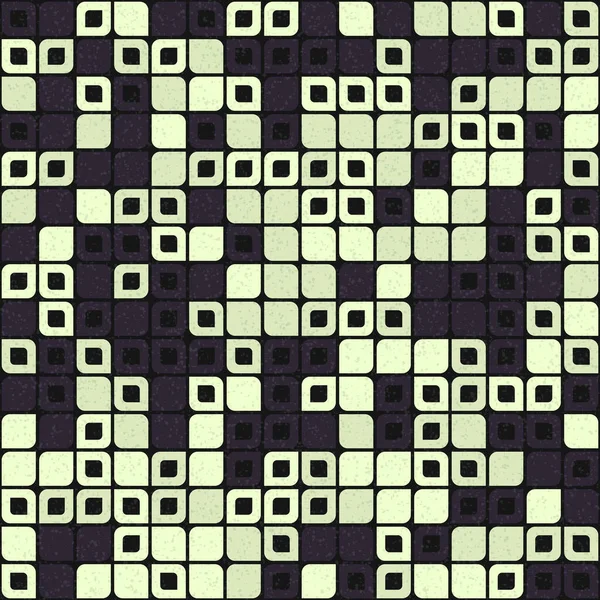 Abstraktní Barevné Geometrické Mozaiky Vzor Generativní Výpočetní Umění Ilustrace Imitace — Stockový vektor