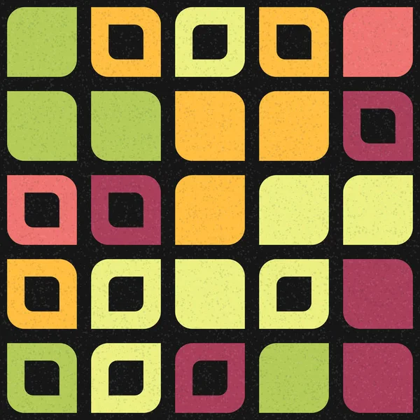 彩色几何马赛克图案摘要 生成计算艺术图解 瓷砖彩色件的仿制 — 图库矢量图片