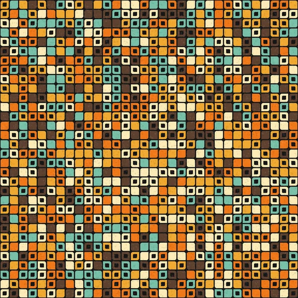 Astratto Modello Mosaico Geometrico Colore Generativo Arte Computazionale Illustrazione Imitazione — Vettoriale Stock