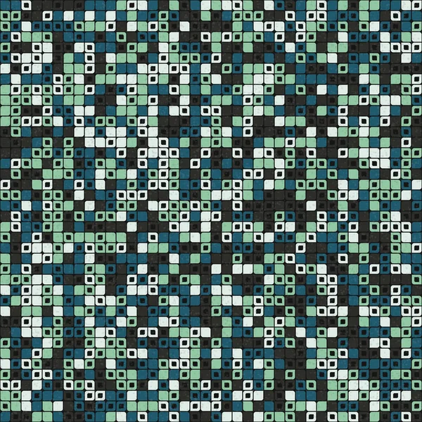 Astratto Modello Mosaico Geometrico Colore Generativo Arte Computazionale Illustrazione Imitazione — Vettoriale Stock